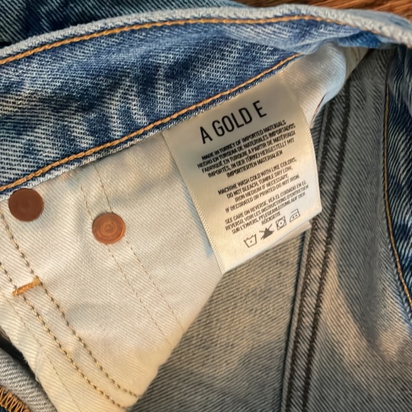 NWOT AGOLDE Parker Cut Off Shorts - Picture 4 of 4